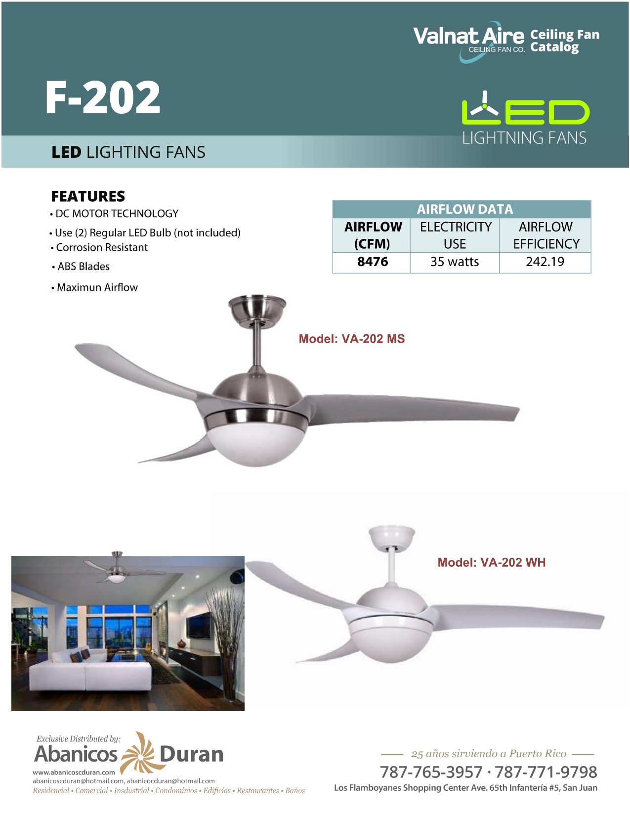 Valnat Aire ceiling fan Catalog pag. 15-34_page-0016