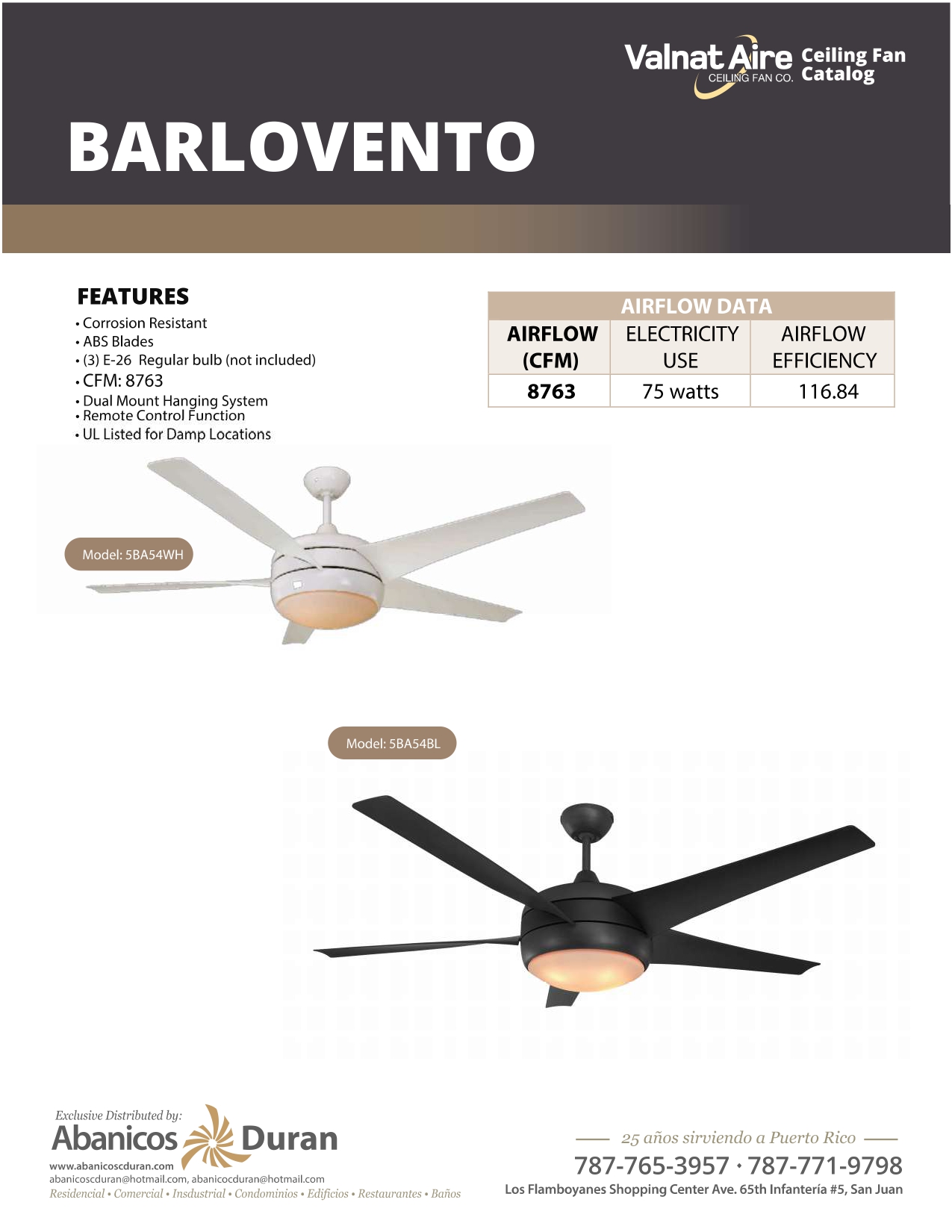 Valnat Aire ceiling fan Catalog pag. 1-14_page-0014